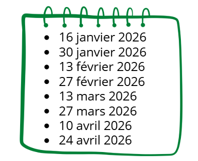 les dates du marché